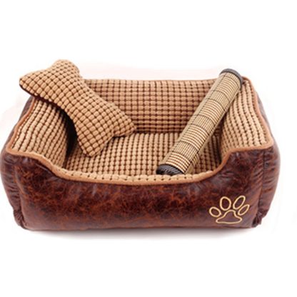 Washable Dog Crate Bed & Kennel Mat | Soft Pet Sleeping Cushion