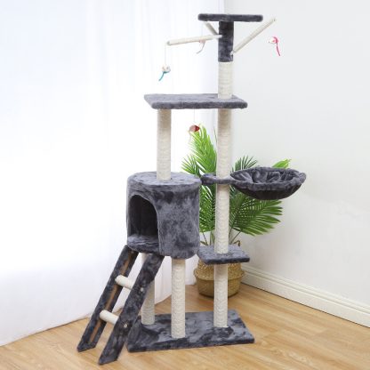 140cm Cat Tree & Climber with Sisal Scratching Posts