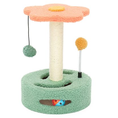 Cat Scratcher Board with Sisal Rope – Claw Care & Interactive Climbing Toy